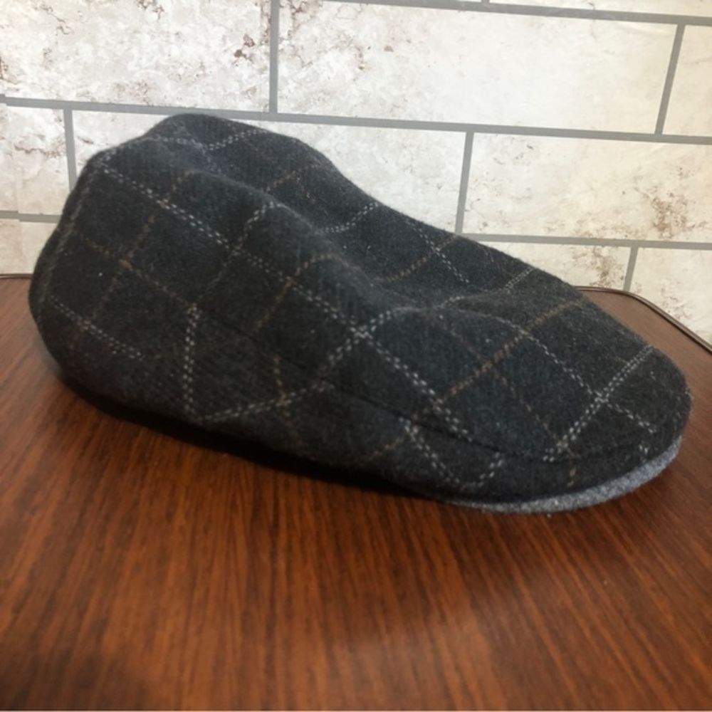 All American Stetson‎ men's hat grey wool cabbie newsboy flat cap